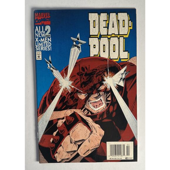 DEADPOOL VOLUME 1 #2 NEAR MINT 1994 LIMITED SERIES MARVEL COMICS - Picture 1 of 7